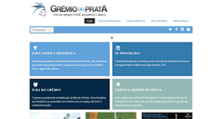 Desktop Screenshot of gremiodoprata.com.br