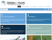 Tablet Screenshot of gremiodoprata.com.br